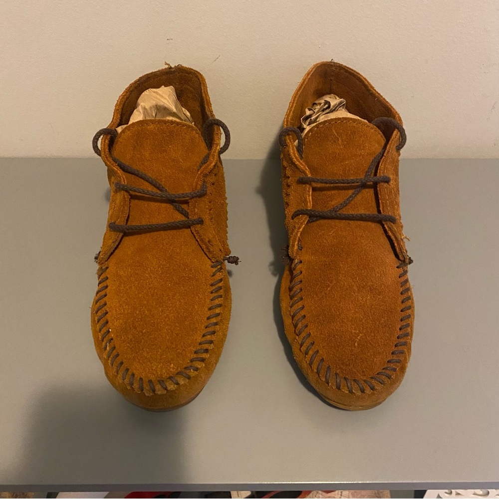 Minnetonka Moccasin Suede Ankle Boot W 9/M 7